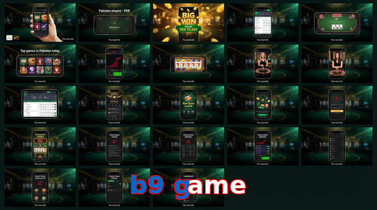 Main screen of B9 Game bet page for PK players